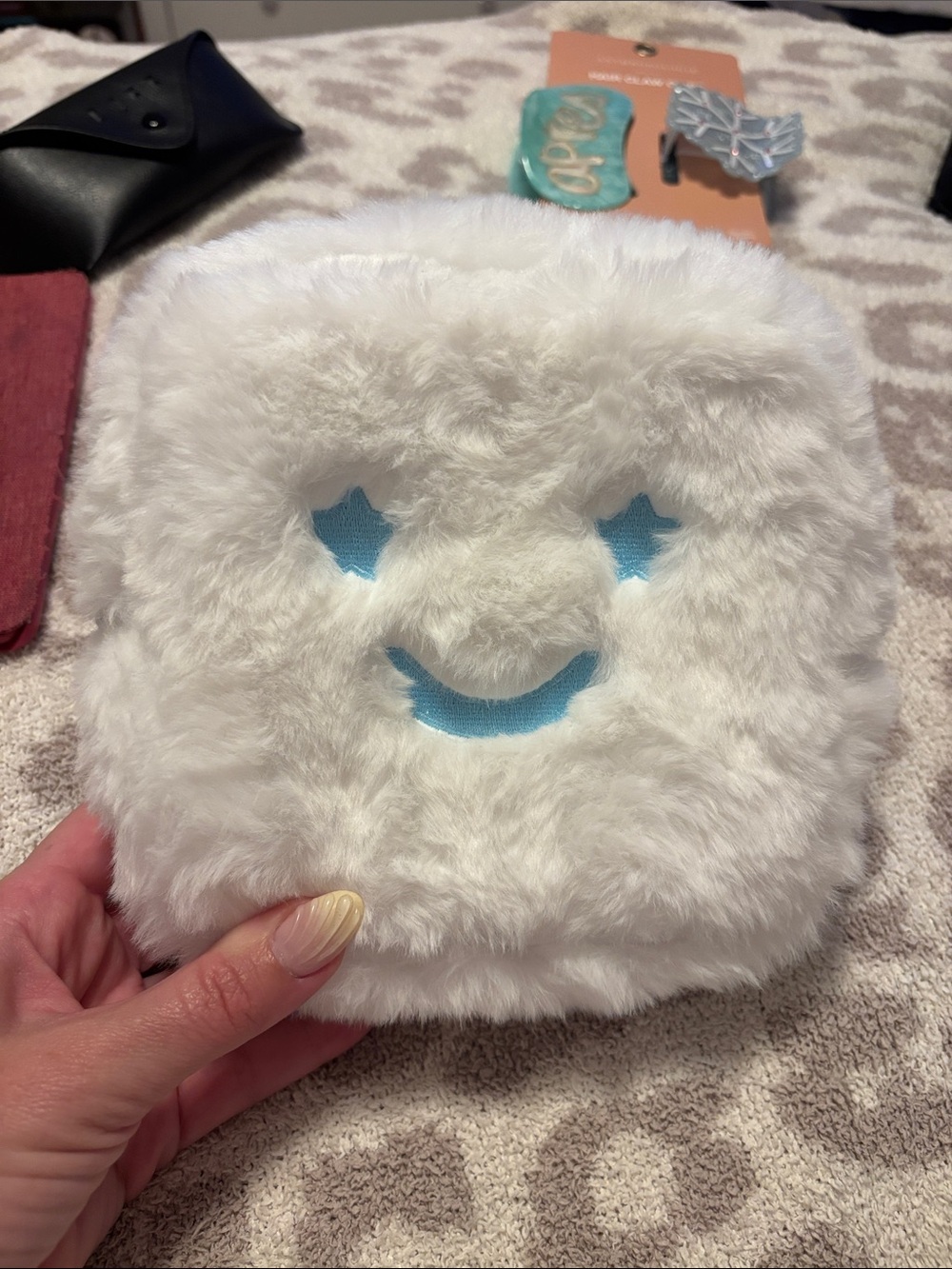Starface Fuzzy Cloud Makeup Bag
